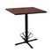 Holland Bar Stool Co 36" 211 Black Table, 36" x 36" Square Top, Foot Ring 211-3036BW36SQFTRG - alternate 2